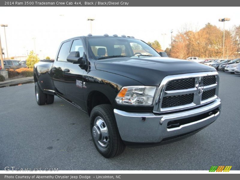 Black / Black/Diesel Gray 2014 Ram 3500 Tradesman Crew Cab 4x4