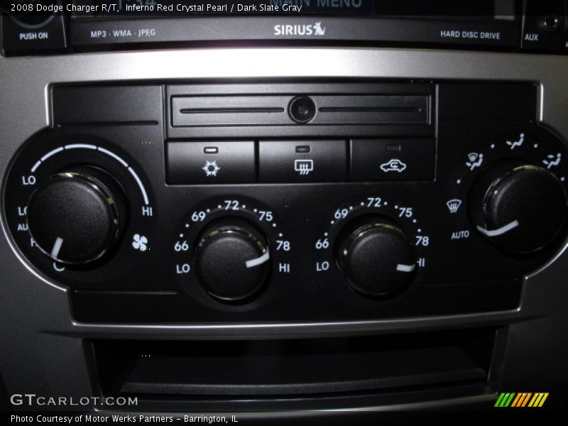 Inferno Red Crystal Pearl / Dark Slate Gray 2008 Dodge Charger R/T