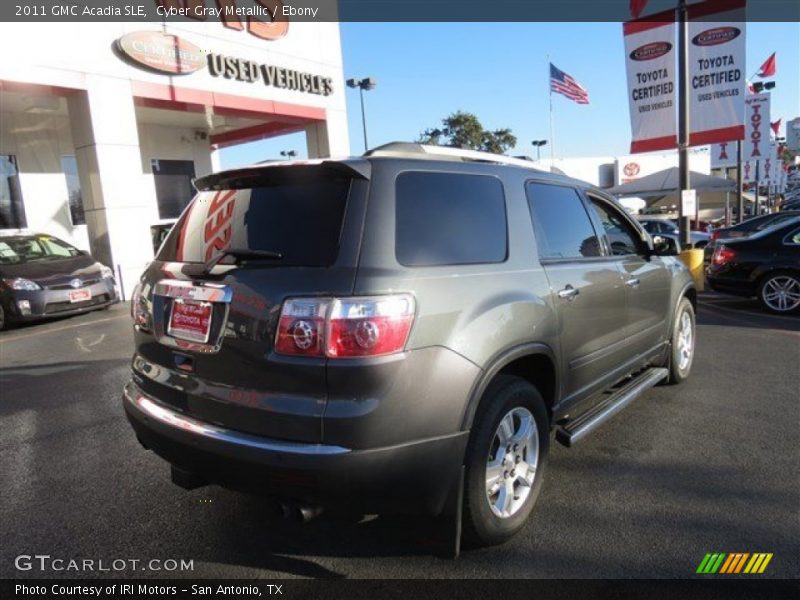 Cyber Gray Metallic / Ebony 2011 GMC Acadia SLE