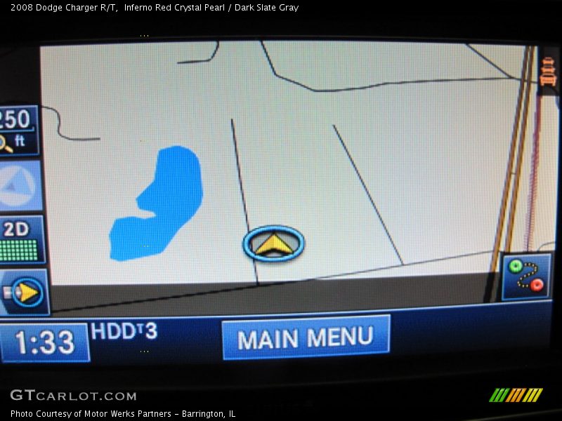 Inferno Red Crystal Pearl / Dark Slate Gray 2008 Dodge Charger R/T