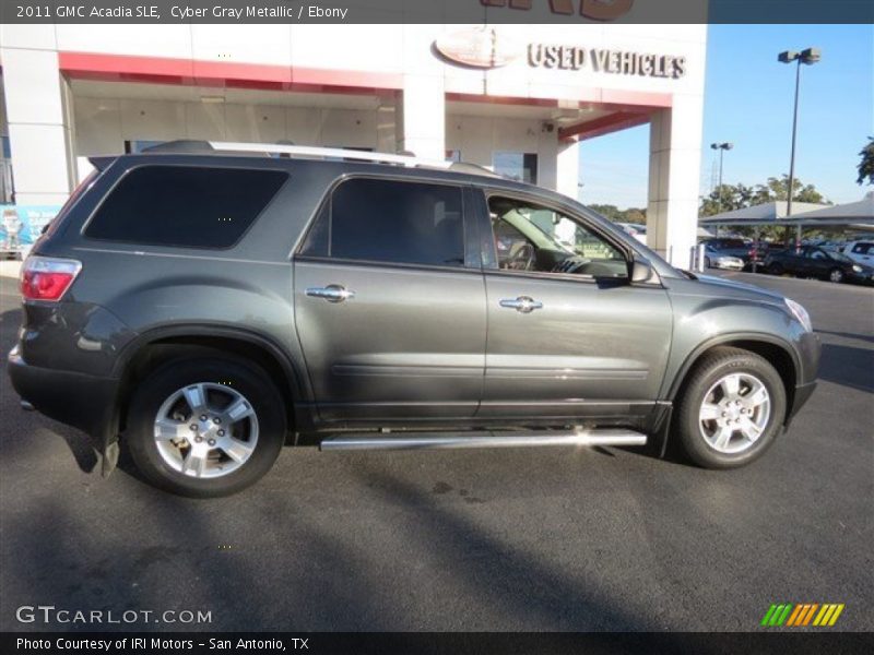 Cyber Gray Metallic / Ebony 2011 GMC Acadia SLE