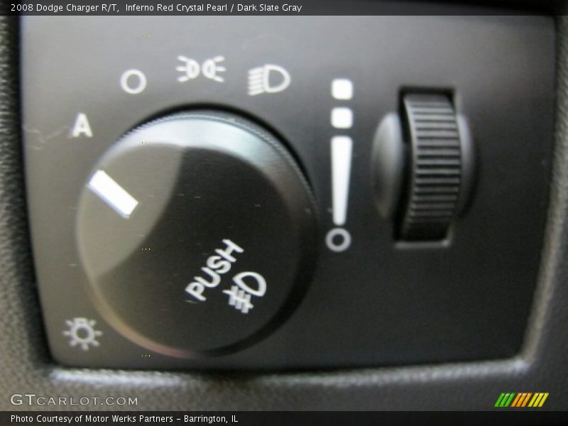 Inferno Red Crystal Pearl / Dark Slate Gray 2008 Dodge Charger R/T