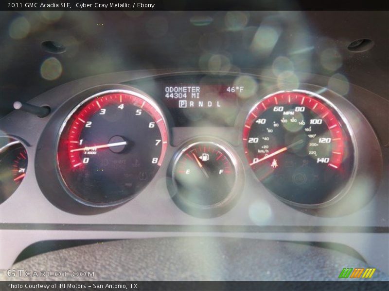 Cyber Gray Metallic / Ebony 2011 GMC Acadia SLE