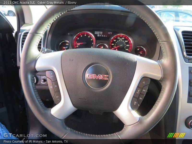 Cyber Gray Metallic / Ebony 2011 GMC Acadia SLE