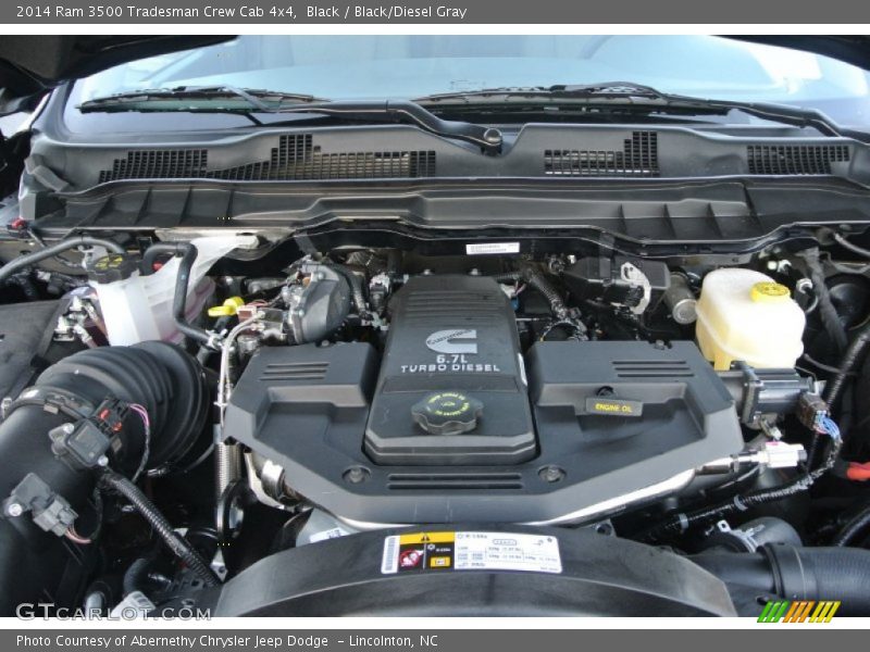 Black / Black/Diesel Gray 2014 Ram 3500 Tradesman Crew Cab 4x4