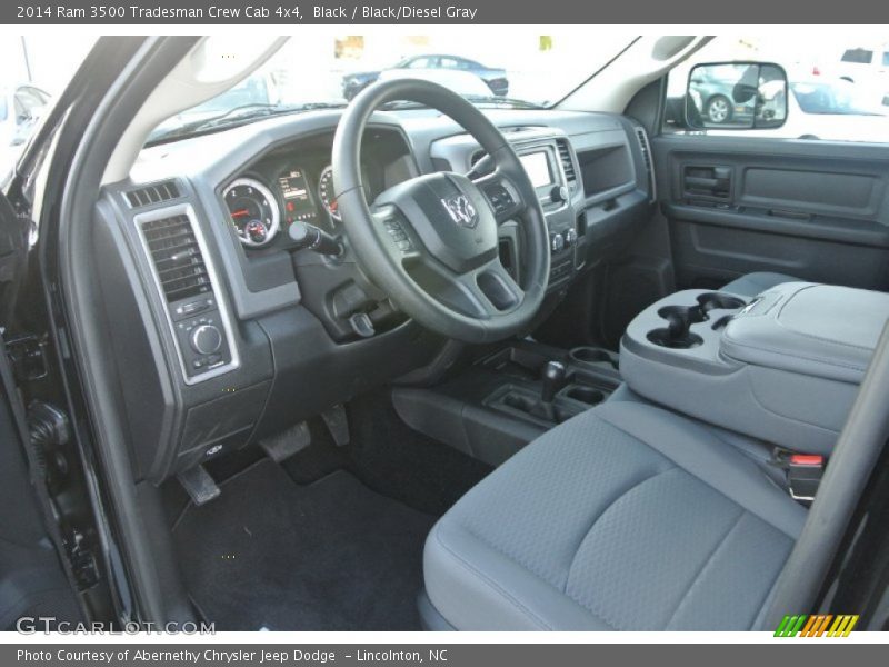 Black / Black/Diesel Gray 2014 Ram 3500 Tradesman Crew Cab 4x4