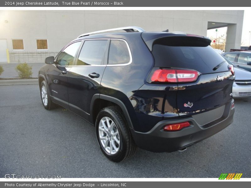 True Blue Pearl / Morocco - Black 2014 Jeep Cherokee Latitude