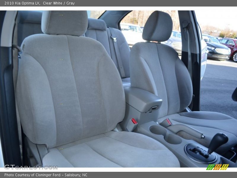 Clear White / Gray 2010 Kia Optima LX