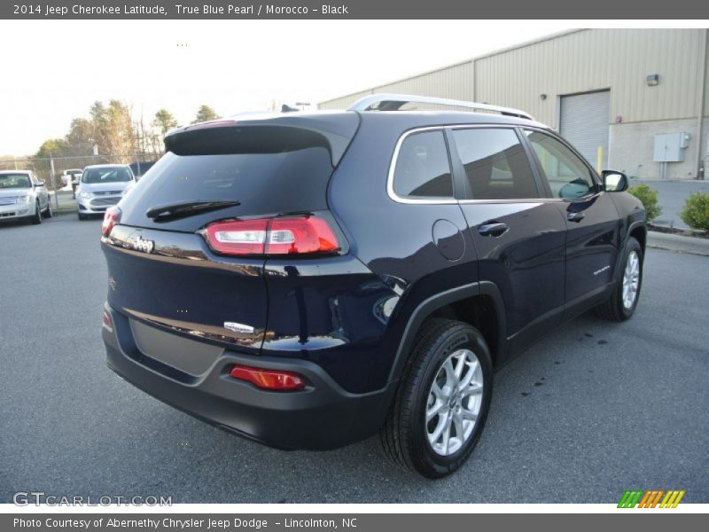 True Blue Pearl / Morocco - Black 2014 Jeep Cherokee Latitude