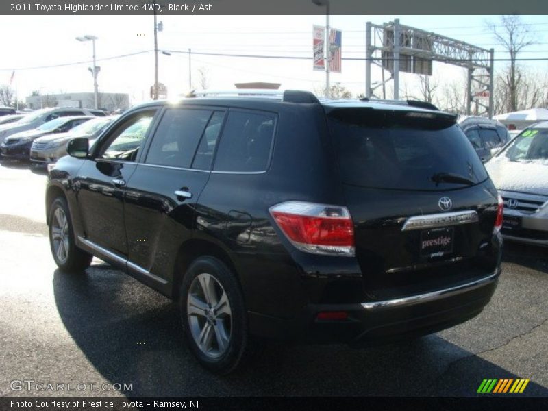 Black / Ash 2011 Toyota Highlander Limited 4WD