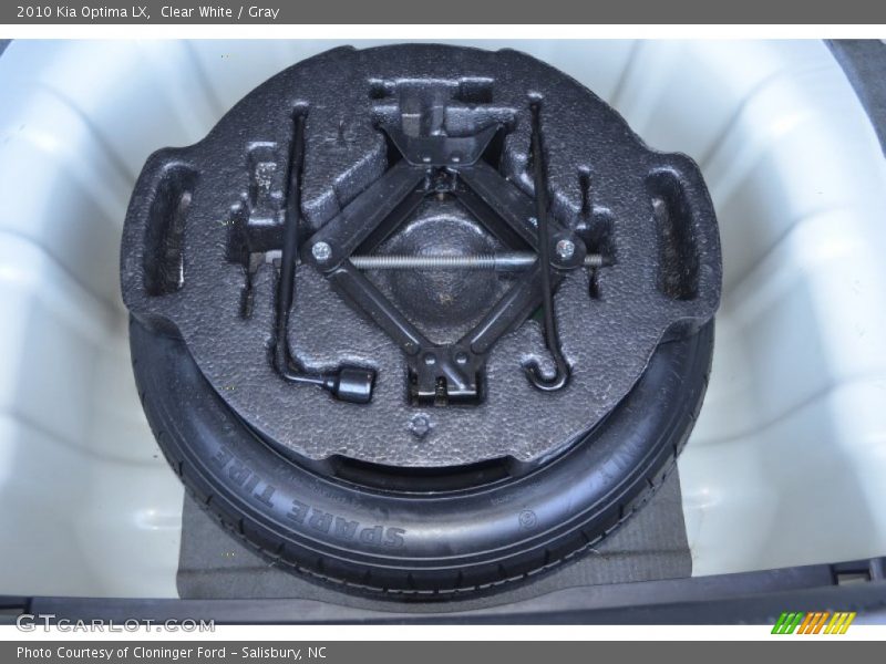 Clear White / Gray 2010 Kia Optima LX