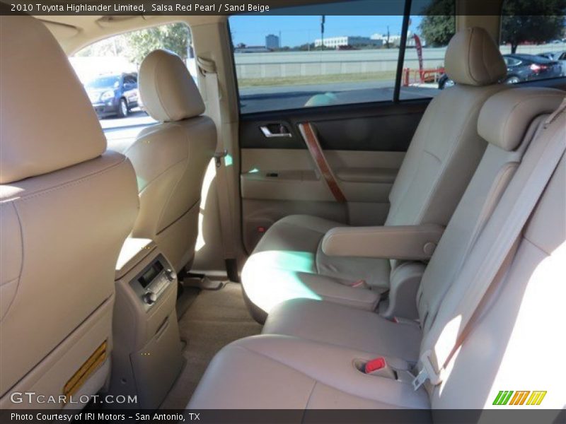 Salsa Red Pearl / Sand Beige 2010 Toyota Highlander Limited
