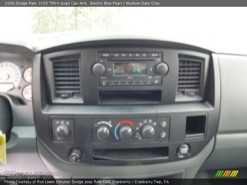 Electric Blue Pearl / Medium Slate Gray 2008 Dodge Ram 1500 TRX4 Quad Cab 4x4