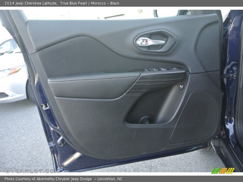 True Blue Pearl / Morocco - Black 2014 Jeep Cherokee Latitude