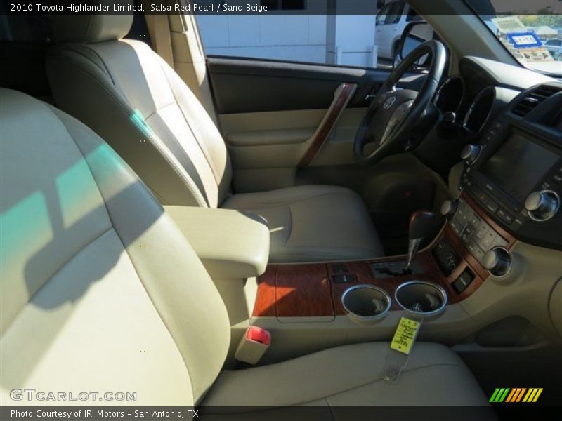 Salsa Red Pearl / Sand Beige 2010 Toyota Highlander Limited