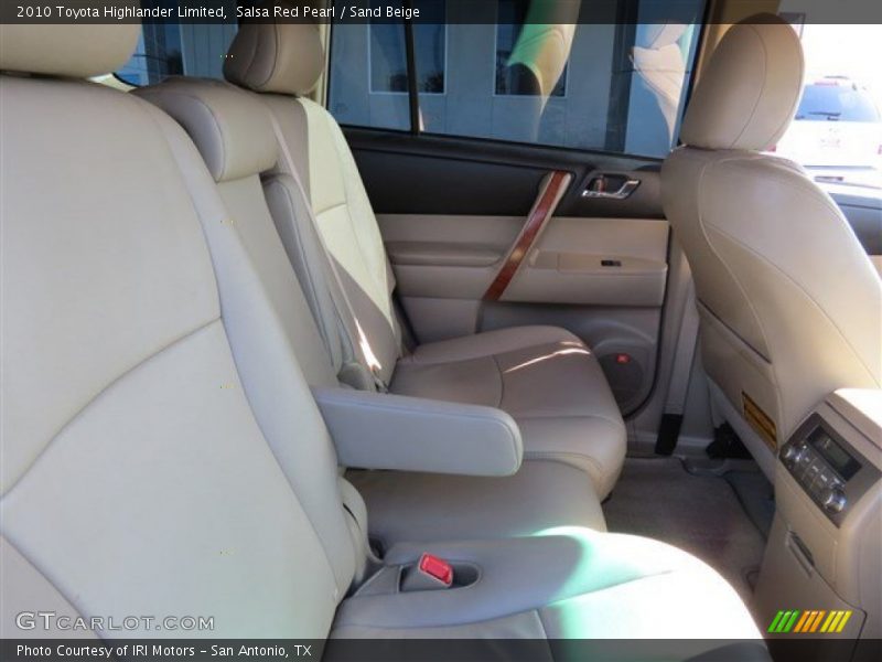 Salsa Red Pearl / Sand Beige 2010 Toyota Highlander Limited