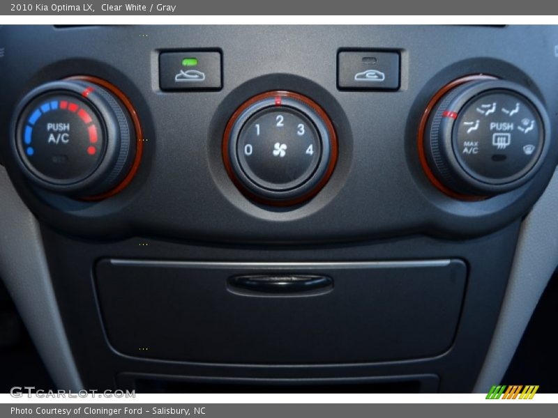 Clear White / Gray 2010 Kia Optima LX