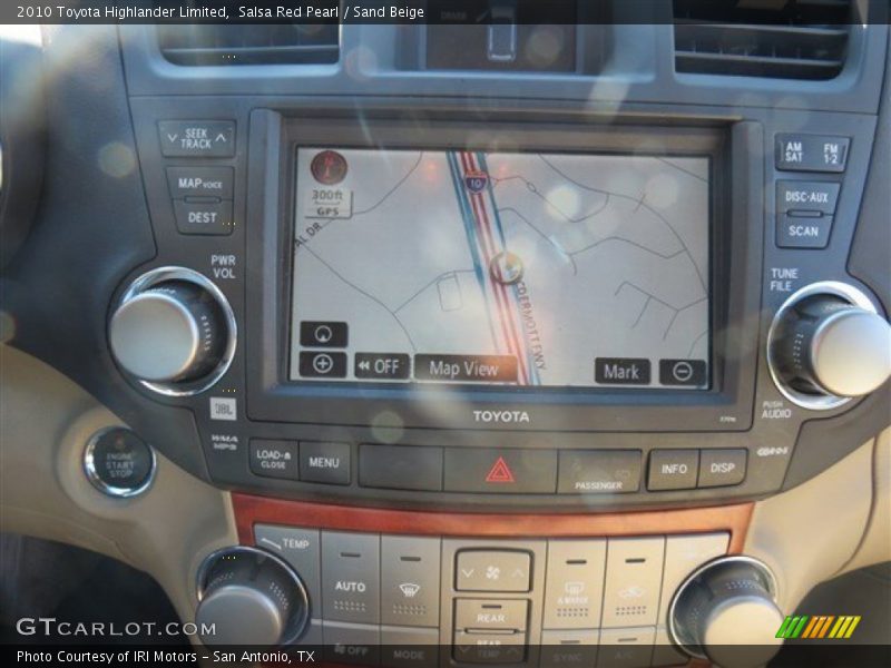Salsa Red Pearl / Sand Beige 2010 Toyota Highlander Limited