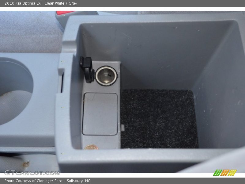 Clear White / Gray 2010 Kia Optima LX