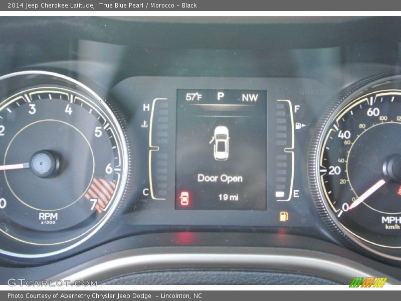 True Blue Pearl / Morocco - Black 2014 Jeep Cherokee Latitude