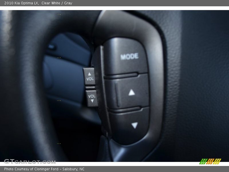 Clear White / Gray 2010 Kia Optima LX