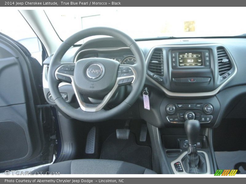 True Blue Pearl / Morocco - Black 2014 Jeep Cherokee Latitude