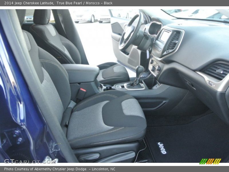 True Blue Pearl / Morocco - Black 2014 Jeep Cherokee Latitude
