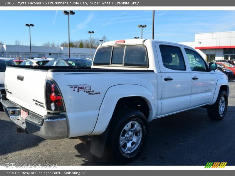 Super White / Graphite Gray 2006 Toyota Tacoma V6 PreRunner Double Cab