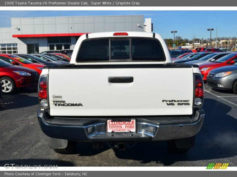 Super White / Graphite Gray 2006 Toyota Tacoma V6 PreRunner Double Cab