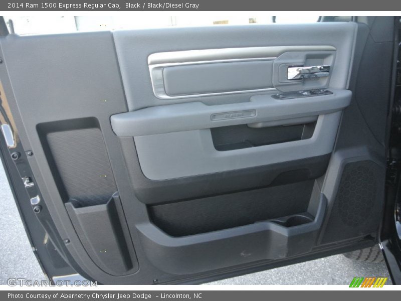 Black / Black/Diesel Gray 2014 Ram 1500 Express Regular Cab