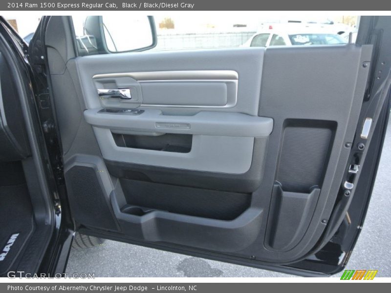 Black / Black/Diesel Gray 2014 Ram 1500 Express Regular Cab