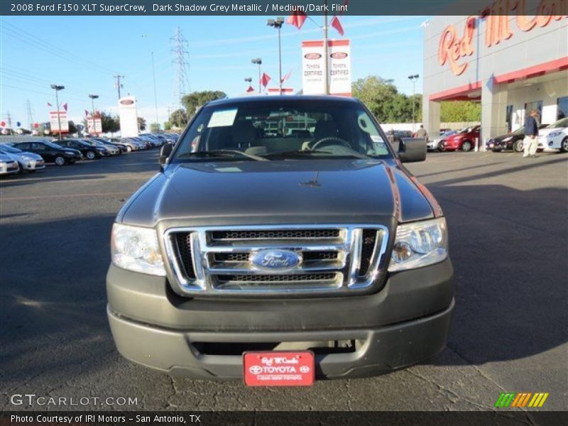 Dark Shadow Grey Metallic / Medium/Dark Flint 2008 Ford F150 XLT SuperCrew