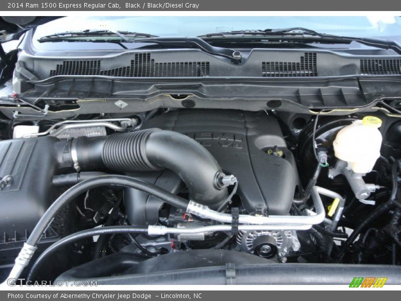 Black / Black/Diesel Gray 2014 Ram 1500 Express Regular Cab