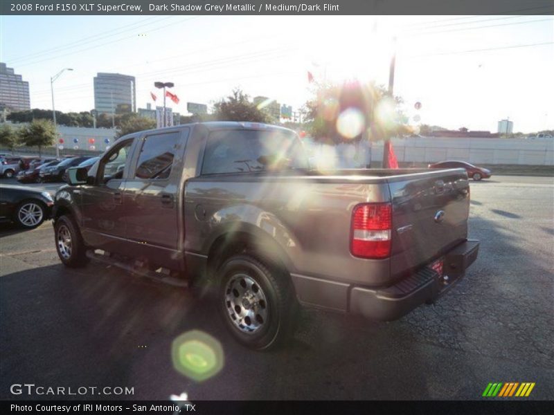 Dark Shadow Grey Metallic / Medium/Dark Flint 2008 Ford F150 XLT SuperCrew