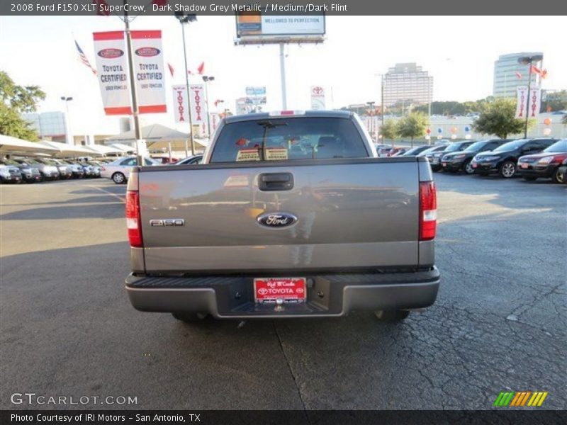 Dark Shadow Grey Metallic / Medium/Dark Flint 2008 Ford F150 XLT SuperCrew