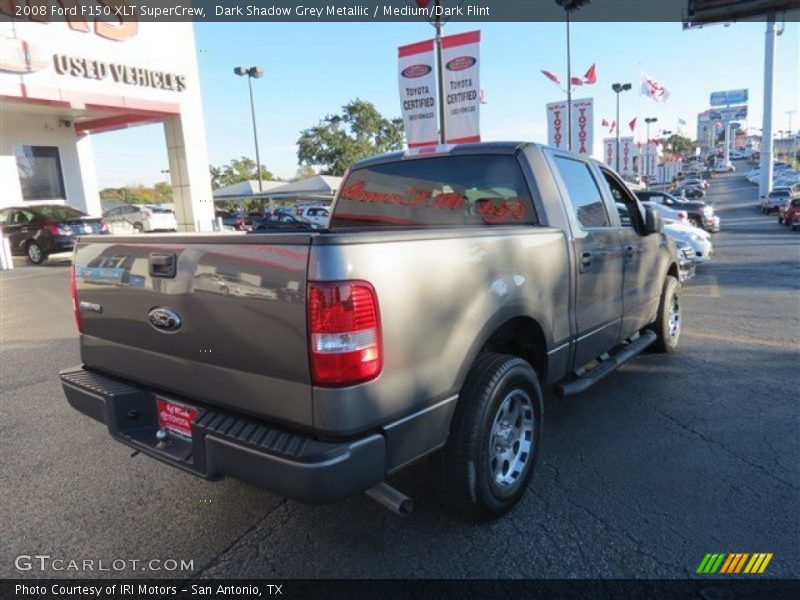 Dark Shadow Grey Metallic / Medium/Dark Flint 2008 Ford F150 XLT SuperCrew