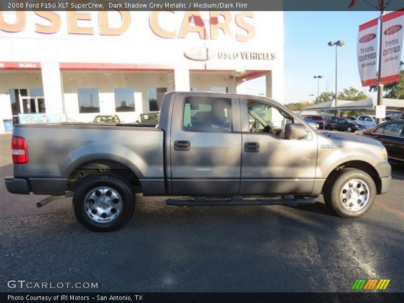 Dark Shadow Grey Metallic / Medium/Dark Flint 2008 Ford F150 XLT SuperCrew