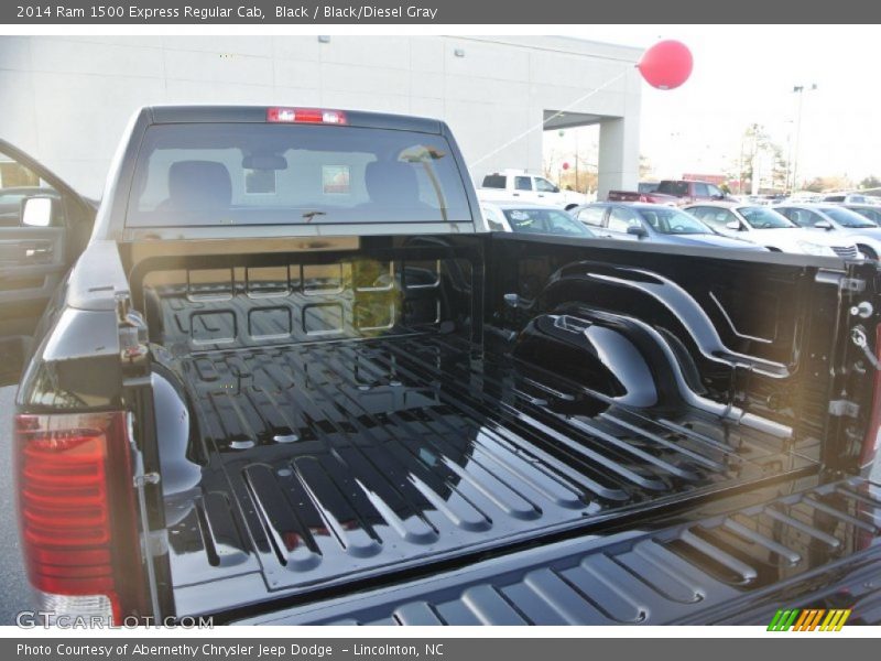 Black / Black/Diesel Gray 2014 Ram 1500 Express Regular Cab