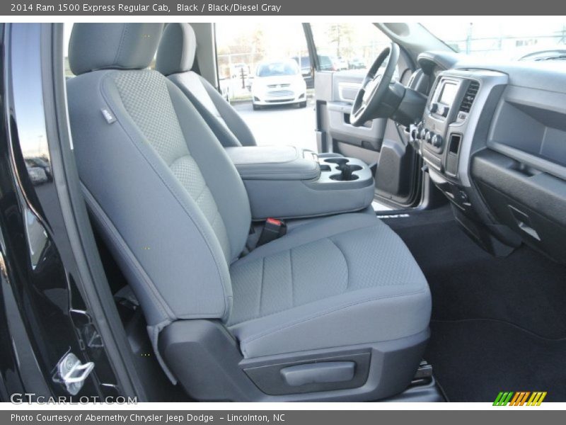 Black / Black/Diesel Gray 2014 Ram 1500 Express Regular Cab