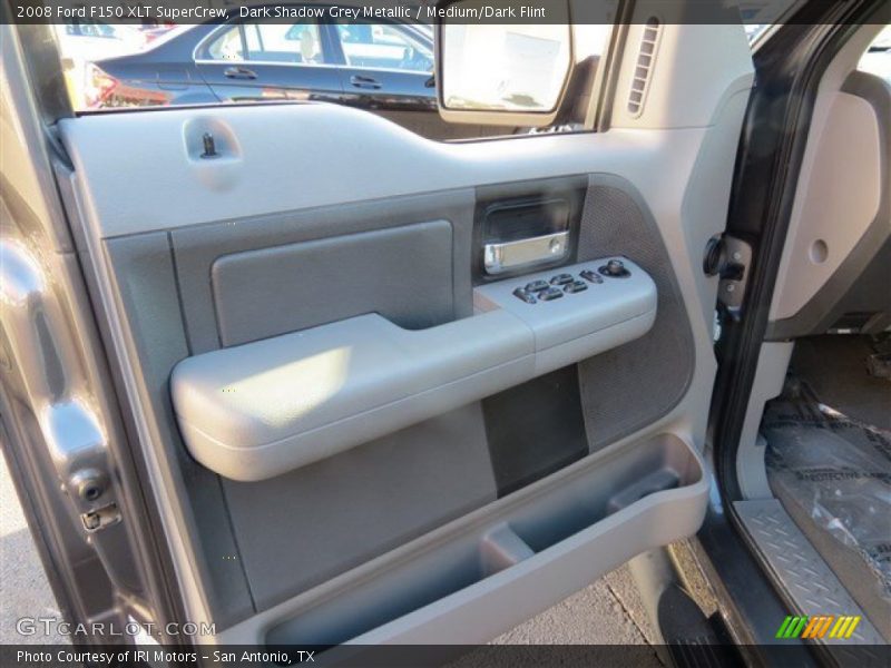 Dark Shadow Grey Metallic / Medium/Dark Flint 2008 Ford F150 XLT SuperCrew