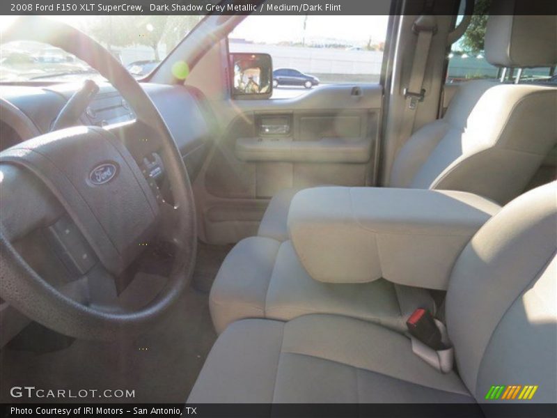 Dark Shadow Grey Metallic / Medium/Dark Flint 2008 Ford F150 XLT SuperCrew