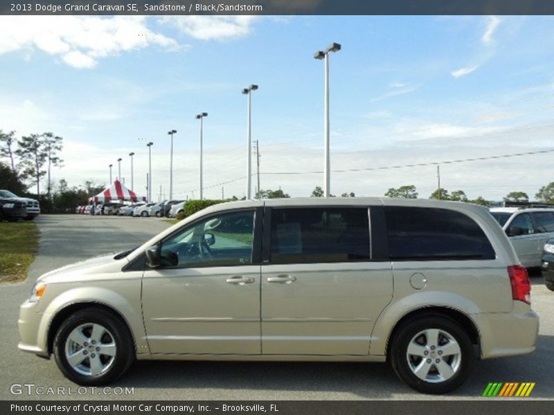 Sandstone / Black/Sandstorm 2013 Dodge Grand Caravan SE