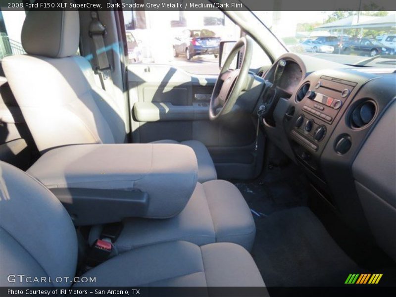 Dark Shadow Grey Metallic / Medium/Dark Flint 2008 Ford F150 XLT SuperCrew
