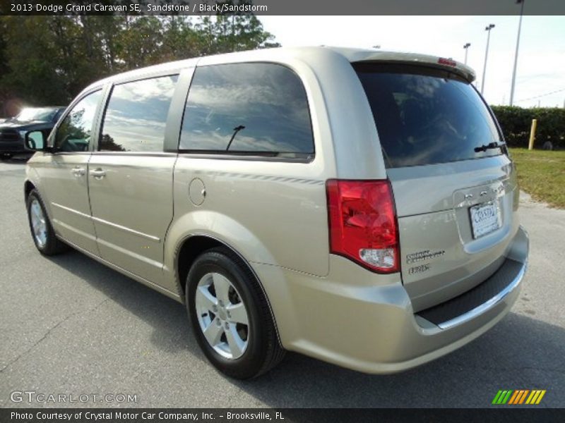 Sandstone / Black/Sandstorm 2013 Dodge Grand Caravan SE