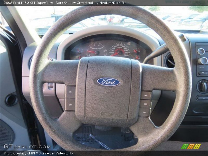 Dark Shadow Grey Metallic / Medium/Dark Flint 2008 Ford F150 XLT SuperCrew
