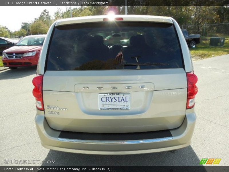 Sandstone / Black/Sandstorm 2013 Dodge Grand Caravan SE