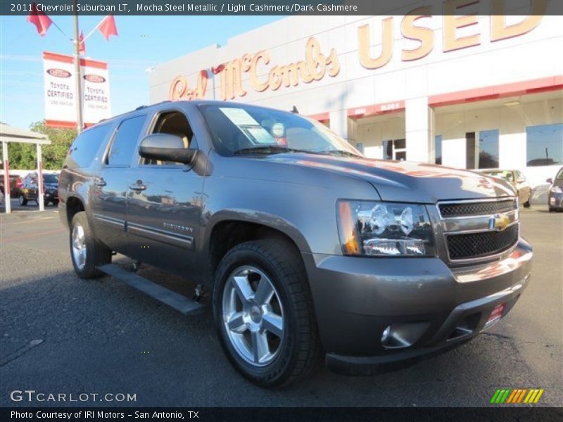 Mocha Steel Metallic / Light Cashmere/Dark Cashmere 2011 Chevrolet Suburban LT