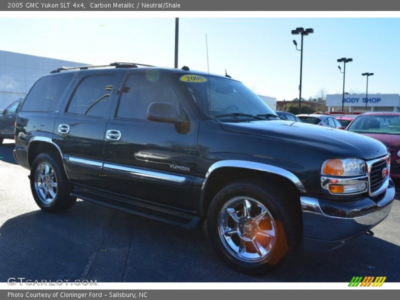 Carbon Metallic / Neutral/Shale 2005 GMC Yukon SLT 4x4