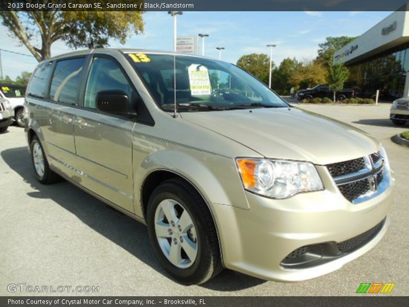 Sandstone / Black/Sandstorm 2013 Dodge Grand Caravan SE