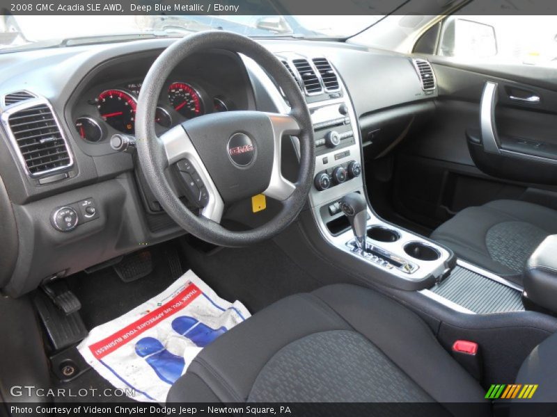 Deep Blue Metallic / Ebony 2008 GMC Acadia SLE AWD